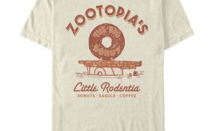 Zootopia The Big Donut T-Shirt for Adults now out