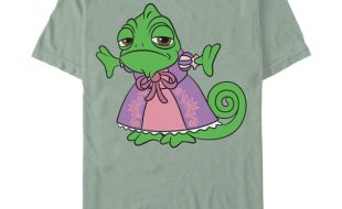 Pascal as Rapunzel T-Shirt for Adults – Tangled now available