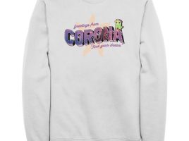 Pascal ”Greetings From Corona” Pullover Sweatshirt for Adults – Tangled released today