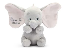 Dumbo ”Born in 2026” Plush for Baby – 11” – Get It Here