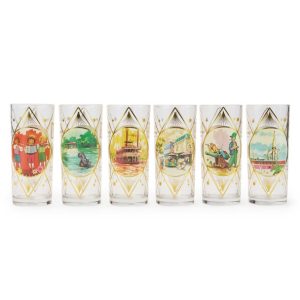 Disneyland 70th Anniversary Vault Set of Glasses