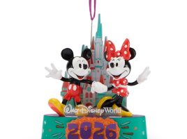 Mickey and Minnie Mouse Light-Up Ornament – Walt Disney World 2026 now available
