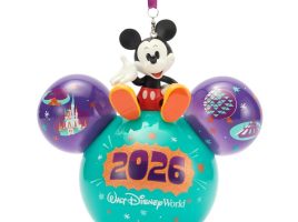 Mickey Mouse Icon Glass Ball Ornament – Walt Disney World 2026 is now out