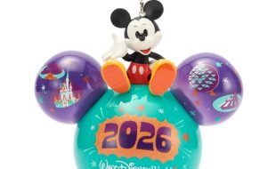Mickey Mouse Icon Glass Ball Ornament – Walt Disney World 2026 is now out
