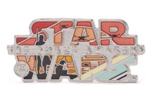 Star Wars The Force Awakens 10th Anniversary Logo Pin – Limited Release now out