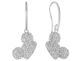 Mickey Mouse Ear Hat Sterling Silver Earrings by Rebecca Hook is available online for purchase