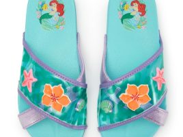 Ariel Crisscross Swim Slides for Kids – The Little Mermaid is now out for purchase