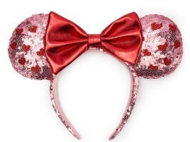 Minnie Mouse Sequined Ear Headband for Adults – Valentine’s Day is here now