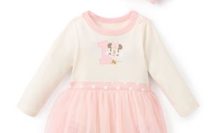 Minnie Mouse1st Birthday Bodysuit Set for Baby is now available
