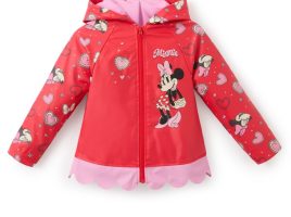 Minnie Mouse Hooded Rain Jacket for Girls is now available