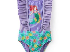 Ariel Swimsuit for Girls – The Little Mermaid available online for purchase