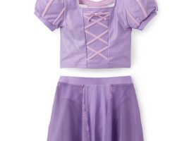 Rapunzel Deluxe Costume Swim Set for Girls now available online