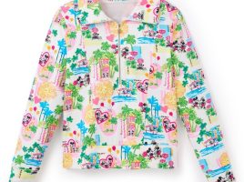 Mickey and Minnie Mouse Eleni Half-Zip Pullover for Women by Lilly Pulitzer – Disney Parks has hit the shelves for purchase