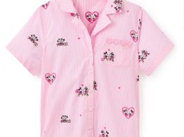 Mickey and Minnie Mouse Mari Pajama Button-Up Shirt for Women by Lilly Pulitzer – Disney Parks – Buy Now