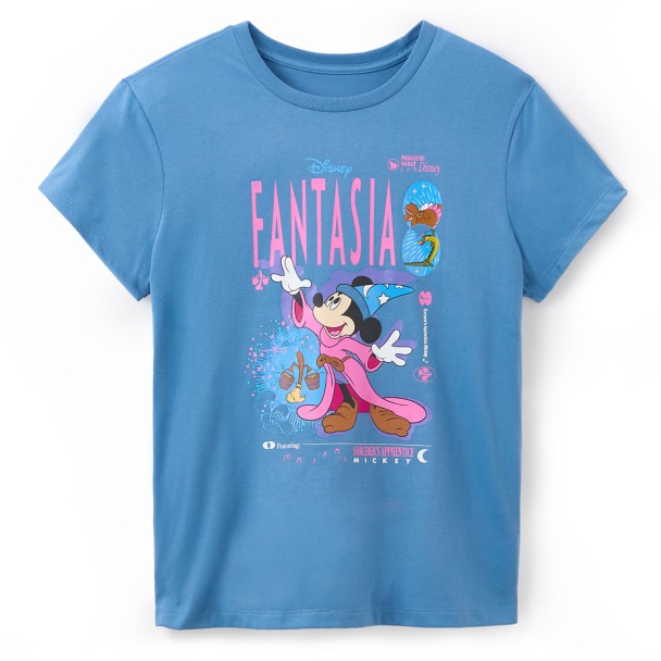 Sorcerer Mickey Mouse T-Shirt for Women - Fantasia 85th