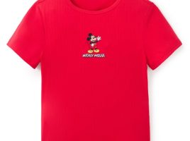 Mickey Mouse Ribbed T-Shirt for Women is now out for purchase