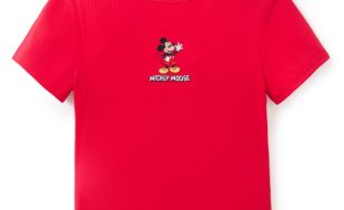 Mickey Mouse Ribbed T-Shirt for Women is now out for purchase
