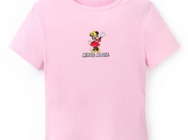 Minnie Mouse Ribbed T-Shirt for Women now out for purchase