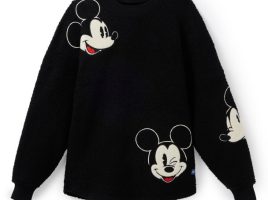 Mickey Mouse Sherpa Fleece Pullover for Adults by Spirit Jersey has hit the shelves