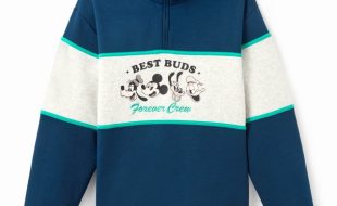 Mickey Mouse and Friends 1/4 Zip Pullover Sweatshirt for Adults has hit the shelves