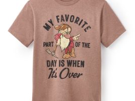 Grumpy ”My Favorite Part of the Day” T-Shirt for Adults – Snow White and the Seven Dwarfs has hit the shelves for purchase