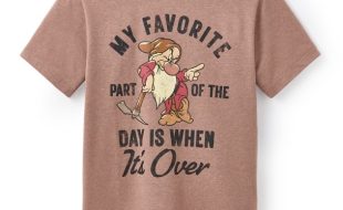 Grumpy ”My Favorite Part of the Day” T-Shirt for Adults – Snow White and the Seven Dwarfs has hit the shelves for purchase
