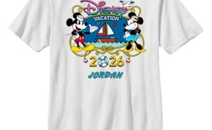 Mickey and Minnie Mouse Disney Cruise Vacation 2026 T-Shirt for Kids – Customized | Disney Store – Buy Now