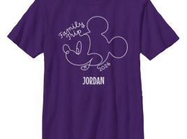 Mickey Mouse ”Family Trip 2026” T-Shirt for Kids – Customized | Disney Store released today