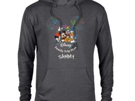 Mickey Mouse and Friends Fireworks ”Disney Family Trip 2026” Pullover Hoodie for Adults – Customized | Disney Store – Get It Here