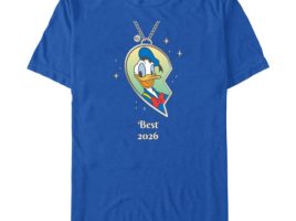 Donald Duck BFF Best Friends Matching Heart Necklace T-Shirt – Customized | Disney Store is now available for purchase