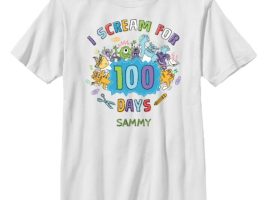 Monsters, Inc. ”I Scream for 100 Days of School” T-Shirt – Customized | Disney Store now out