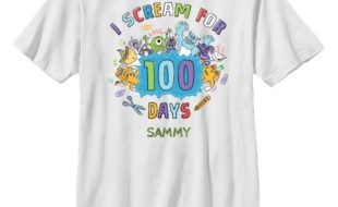 Monsters, Inc. ”I Scream for 100 Days of School” T-Shirt – Customized | Disney Store now out