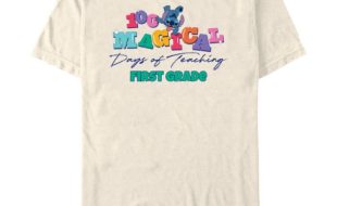 Stitch ”100 Magical Days of Teaching” 100th Day of School T-Shirt for Adults – Lilo & Stitch – Customized | Disney Store available online for purchase