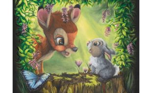 Bambi ”Forest Friends” Gallery Wrapped Canvas by Sophie Ellen – Limited Edition is now out for purchase