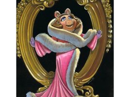 Miss Piggy ”Glam Miss Piggy” Gallery Wrapped Canvas by Bob Doucette – The Muppets – Limited Edition now out