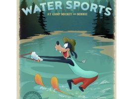 Goofy ”Goofy’s Water Sports” Gallery Wrapped Canvas by Bret Iwan – Limited Edition has hit the shelves for purchase
