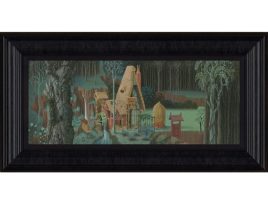 Sleeping Beauty ”Hidden Cottage” Framed Canvas Artwork by Eyvind Earle – Limited Edition was released today