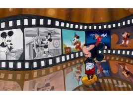 Mickey Mouse ”Reel Good Friend” Gallery Wrapped Canvas by Arienne Boley – Signed Limited Edition now available online