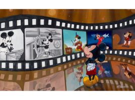 Mickey Mouse ”Reel Good Friend” Gallery Wrapped Canvas by Arienne Boley – Limited Edition released today
