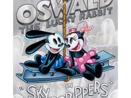 Oswald the Lucky Rabbit ”Sky Scrappers” Gallery Wrapped Canvas by Tim Rogerson – Limited Edition is now out