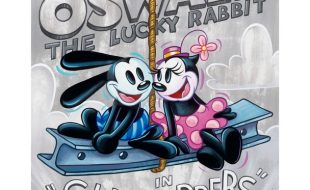 Oswald the Lucky Rabbit ”Sky Scrappers” Gallery Wrapped Canvas by Tim Rogerson – Limited Edition is now out