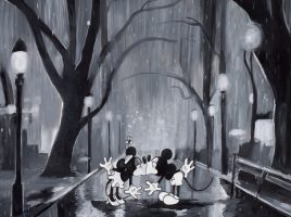 Mickey and Minnie Mouse ”Splish Splash Smooch” Gallery Wrapped Canvas by Arienne Boley – Signed Limited Edition is now out for purchase