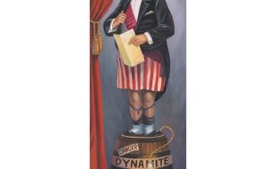 The Haunted Mansion ”Stretching Portrait The Ambassador” Gallery Wrapped Canvas by Michelle St.Laurent – Signed Limited Edition available online