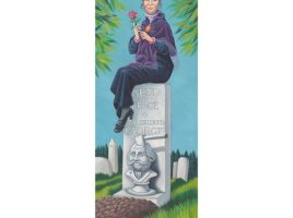 The Haunted Mansion ”Stretching Portrait The Black Widow” Gallery Wrapped Canvas by Michelle St.Laurent – Signed Limited Edition available online for purchase