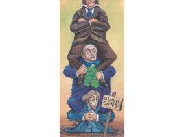 The Haunted Mansion ”Stretching Portrait The Quicksand Men” Gallery Wrapped Canvas by Michelle St.Laurent – Signed Limited Edition released today