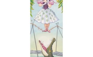 The Haunted Mansion ”Stretching Portrait The Tightrope Walker” Gallery Wrapped Canvas by Michelle St.Laurent – Signed Limited Edition is here now