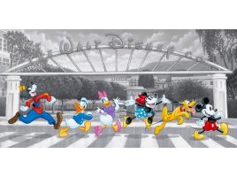 Mickey Mouse and Friends ”Studio Crossing” Gallery Wrapped Canvas by Tim Rogerson – Limited Edition now out for purchase