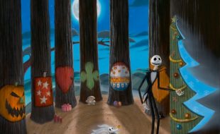 The Nightmare Before Christmas ”Tree For All Seasons” Gallery Wrapped Canvas by Michael Provenza – Limited Edition – Purchase Online Now