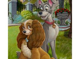 Lady and the Tramp ”What a Dog!” Gallery Wrapped Canvas by Bob Doucette – Limited Edition was released today