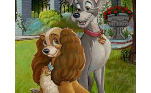 Lady and the Tramp ”What a Dog!” Gallery Wrapped Canvas by Bob Doucette – Limited Edition was released today